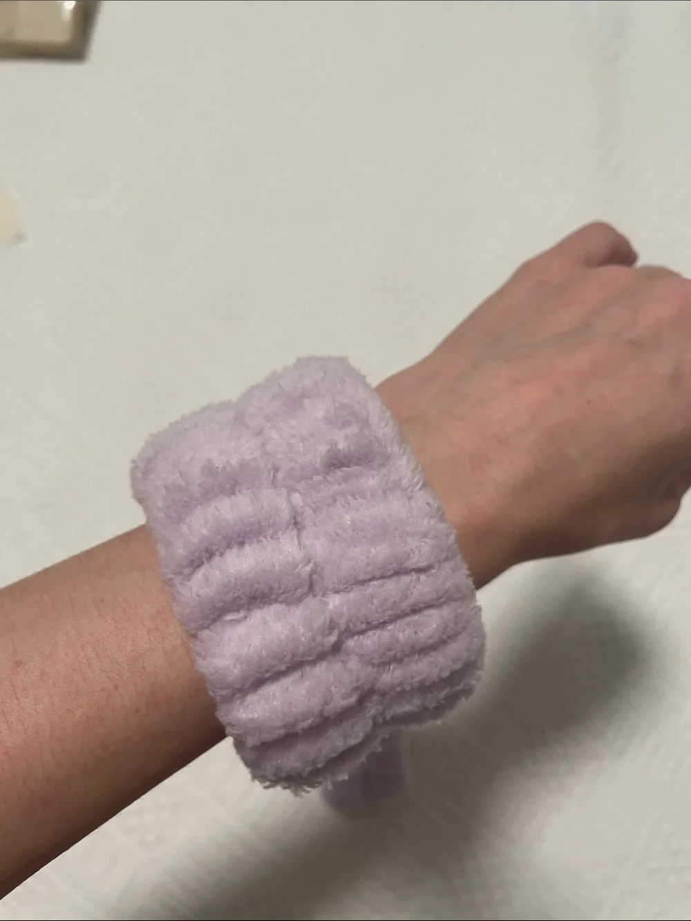 🖤5/$25 new lilac purple spa headband wrist band cuffs so soft!!!!